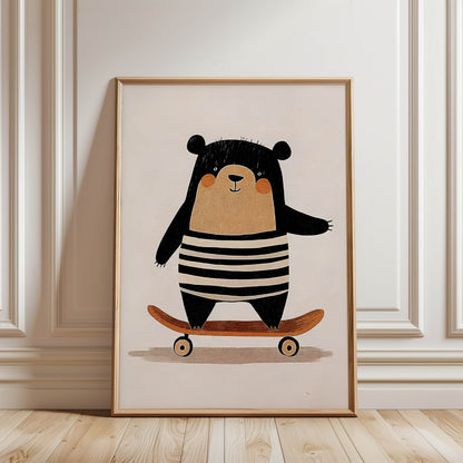 Bear Skateboarder