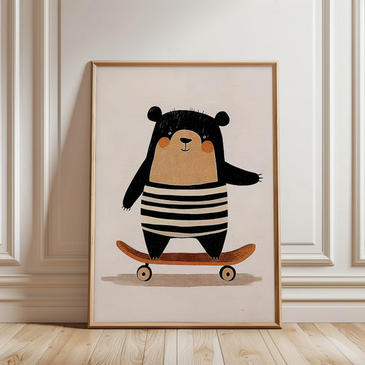 Bear Skateboarder