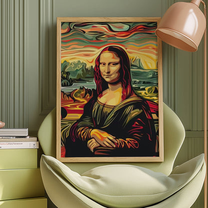 Mona Lisa Fauve Swirls