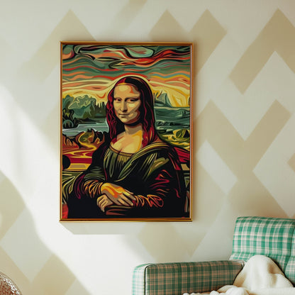 Mona Lisa Fauve Swirls