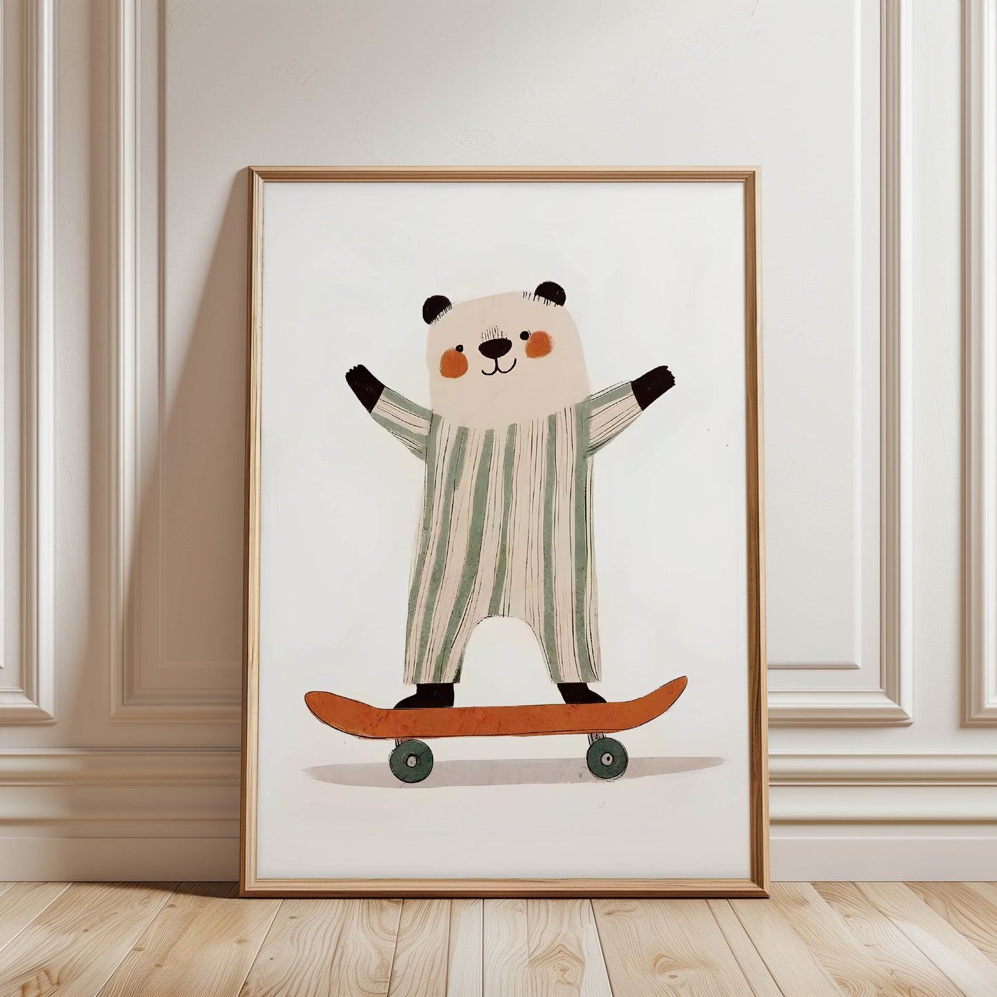 Panda Skateboarder