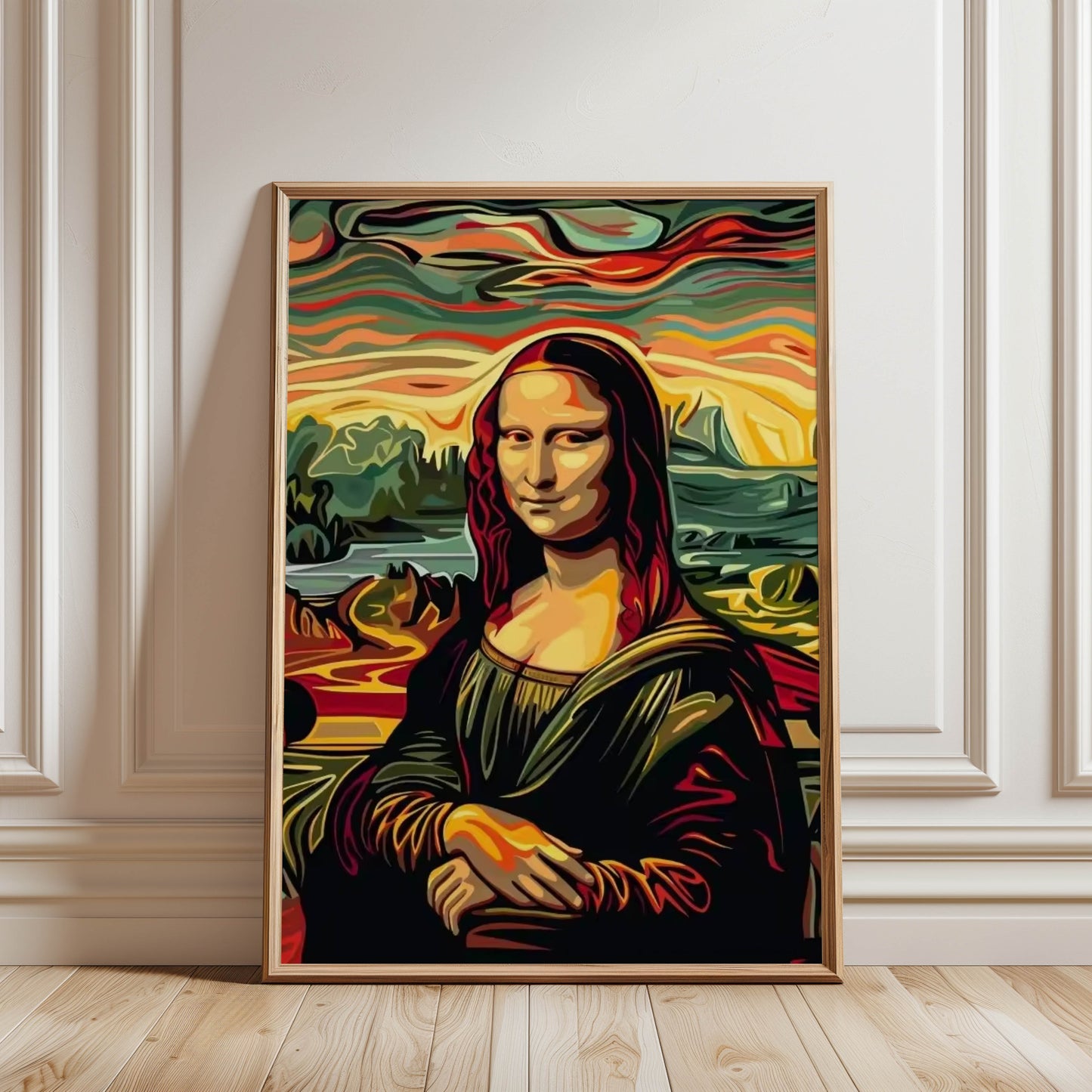 Mona Lisa Fauve Swirls