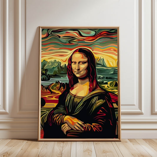 Mona Lisa Fauve Swirls