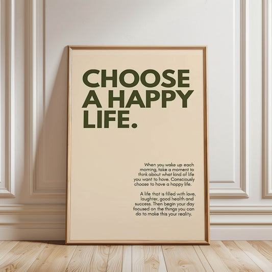 Choose a Happy Life