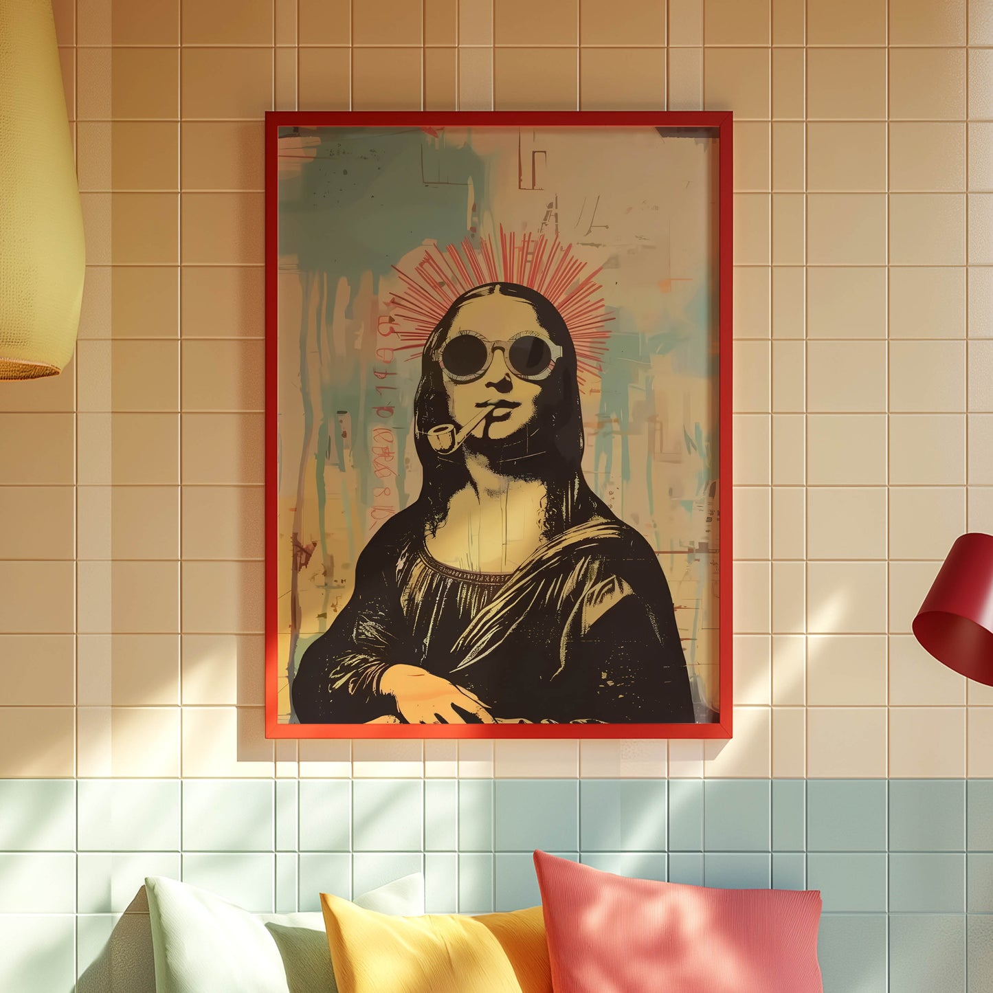 Mona Lisa Sunglasses Red Halo