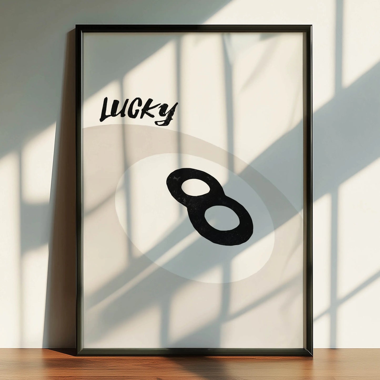 Leopard Lucky 8 Ball