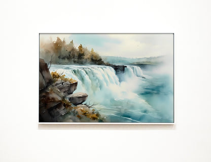 Majestic Power of Niagara Falls - Matte Canvas