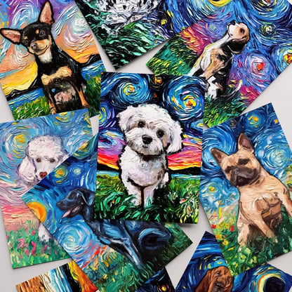 Starry Night Puppy