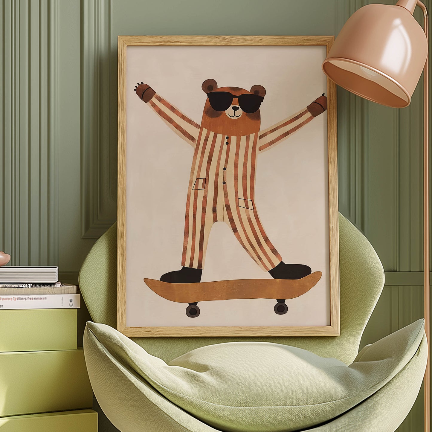 Bear Skateboarder Sunglasses