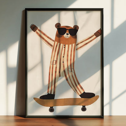 Bear Skateboarder Sunglasses