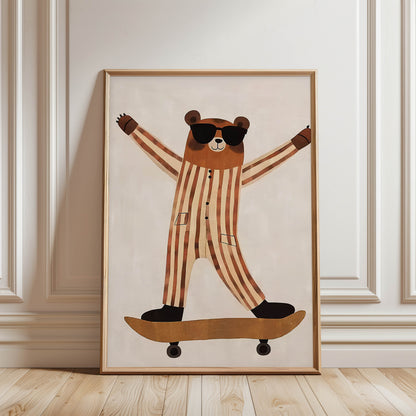 Bear Skateboarder Sunglasses