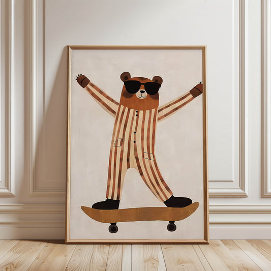 Bear Skateboarder Sunglasses