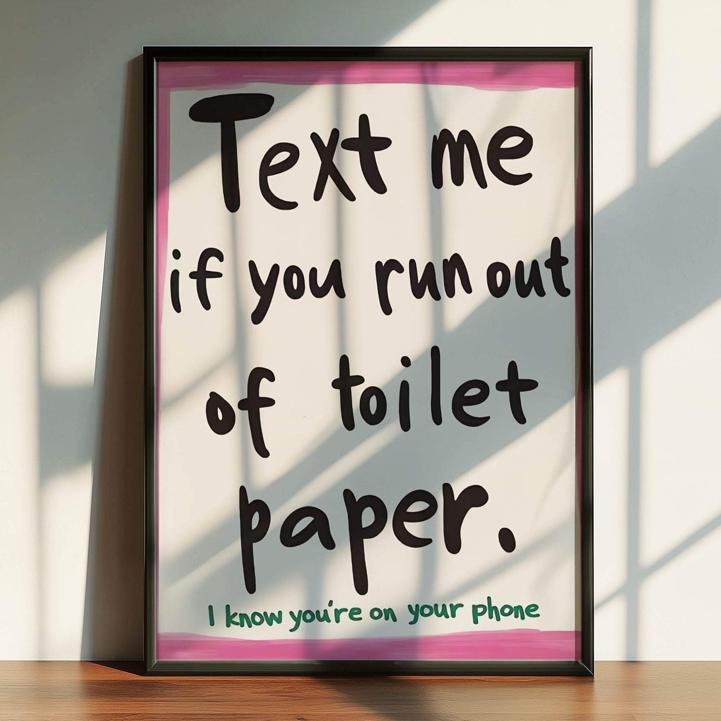 Text Me Toilet Paper
