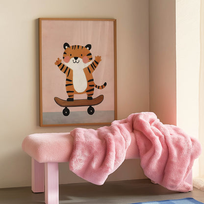 Tiger Skateboarder