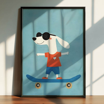 Dog Skateboarder