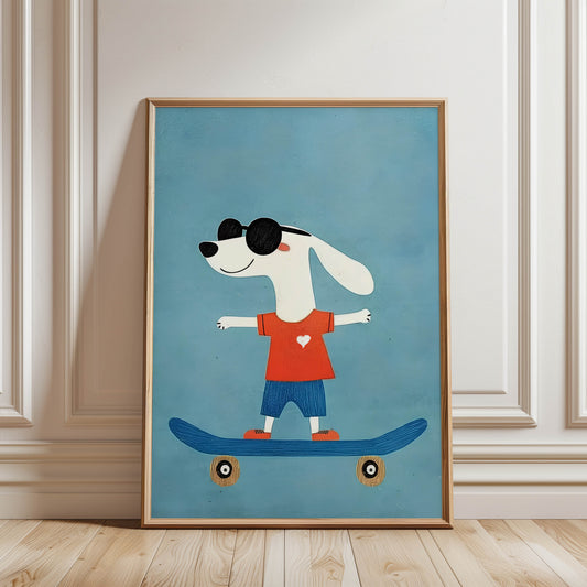 Dog Skateboarder