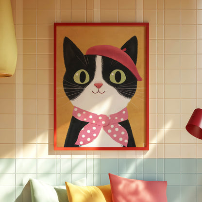 French Cat Beret