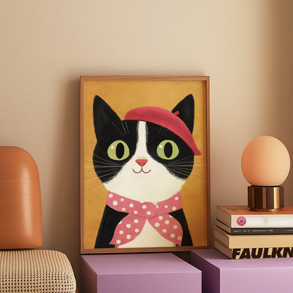 French Cat Beret