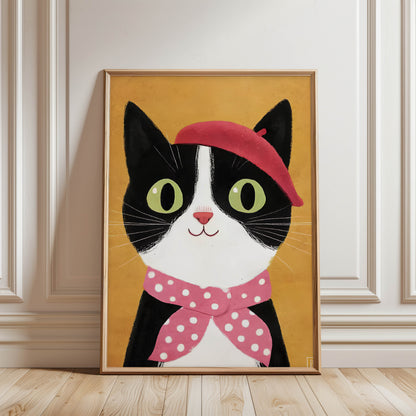 French Cat Beret