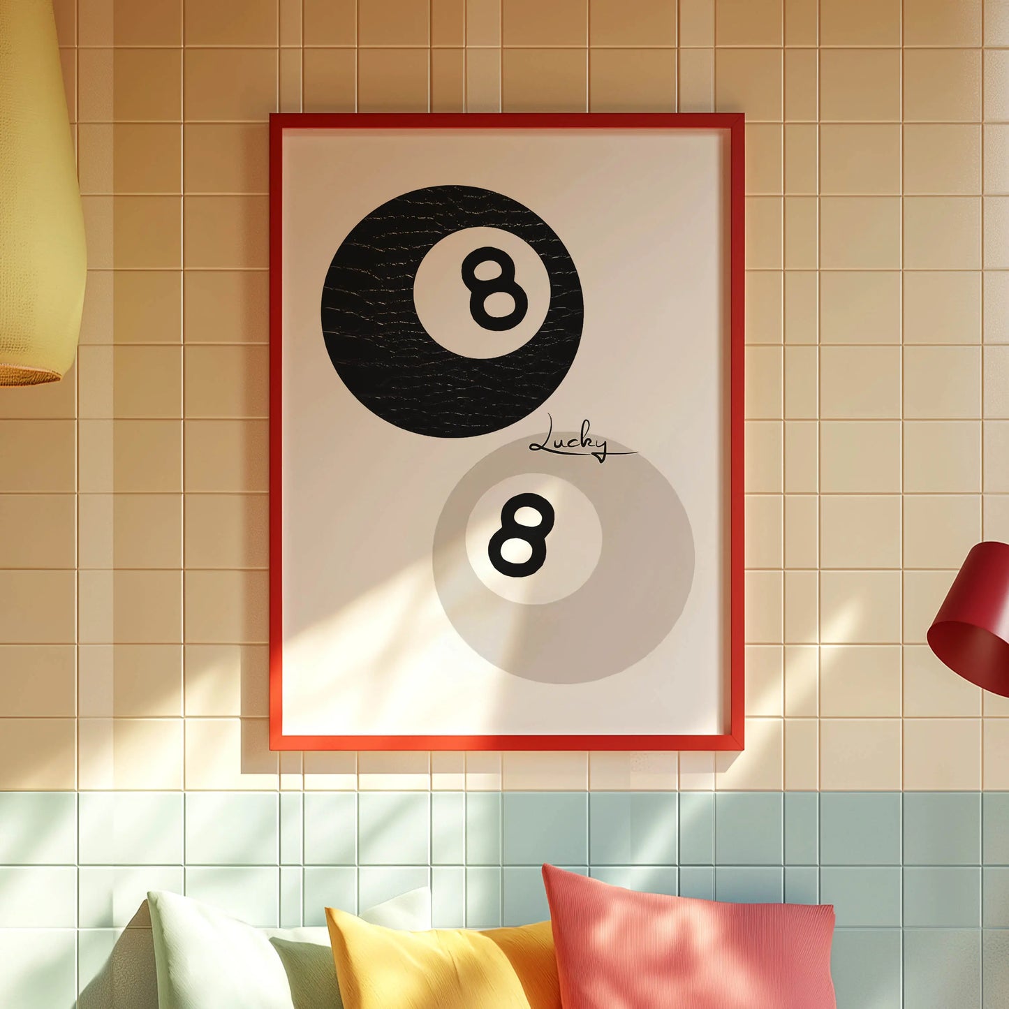 Leopard Lucky 8 Ball