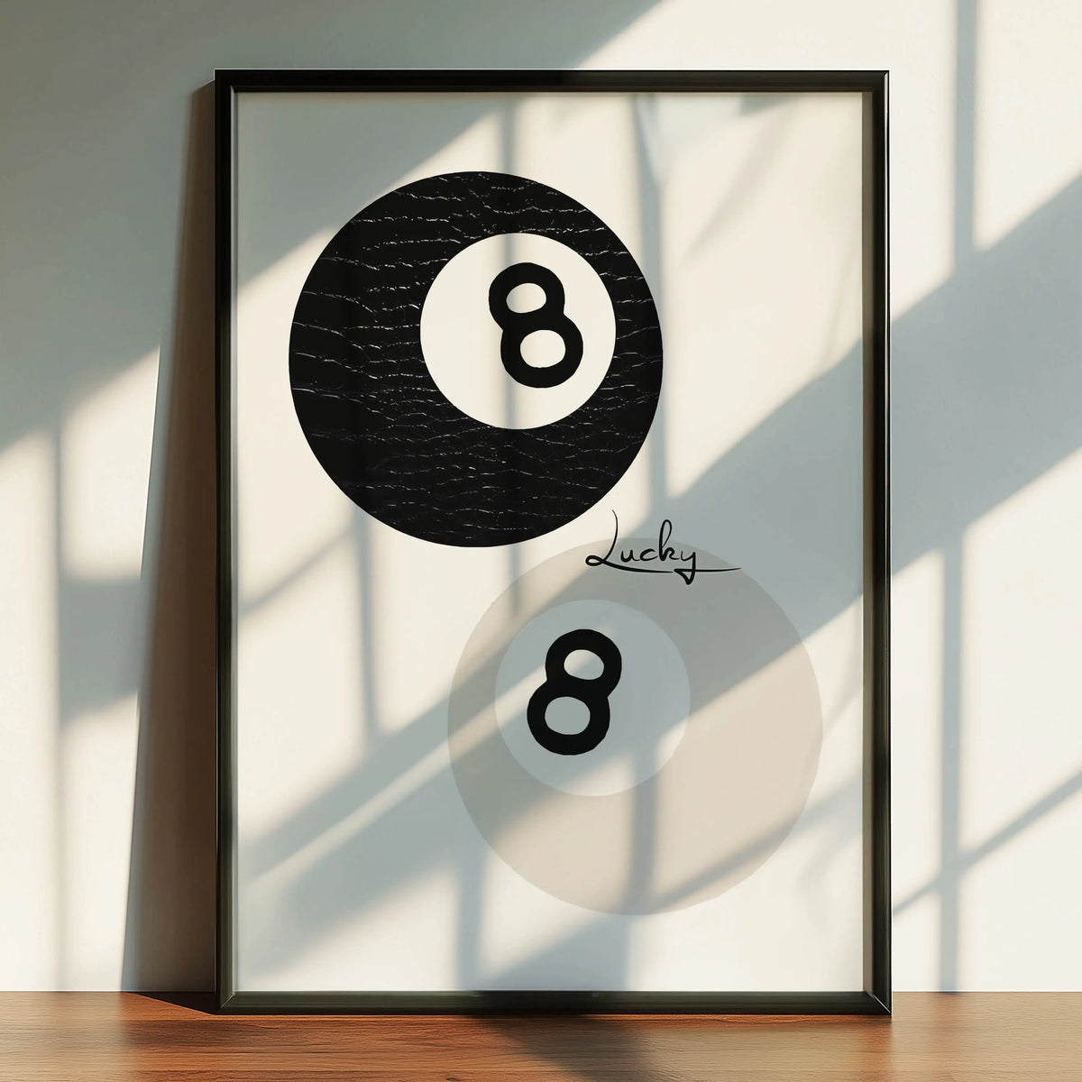 Leopard Lucky 8 Ball