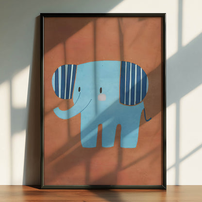 Blue Striped Elephant