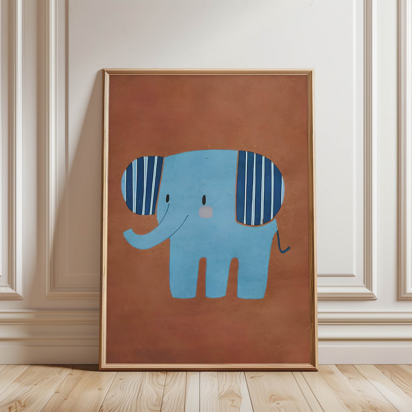 Blue Striped Elephant