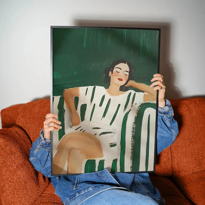 Emerald Abstract Female