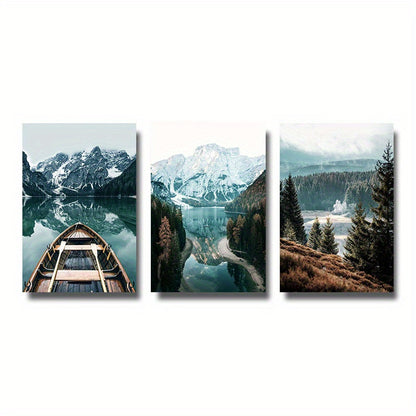 Set of 3 Nordic Nature Landscape Posters