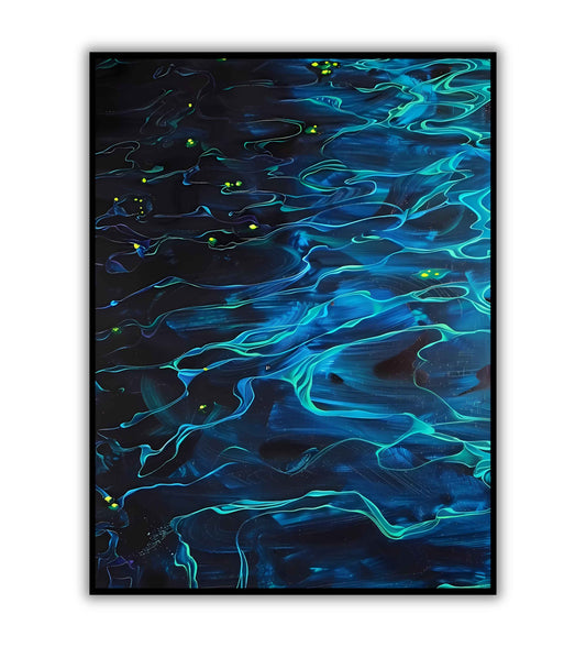 Neon Green Ripples