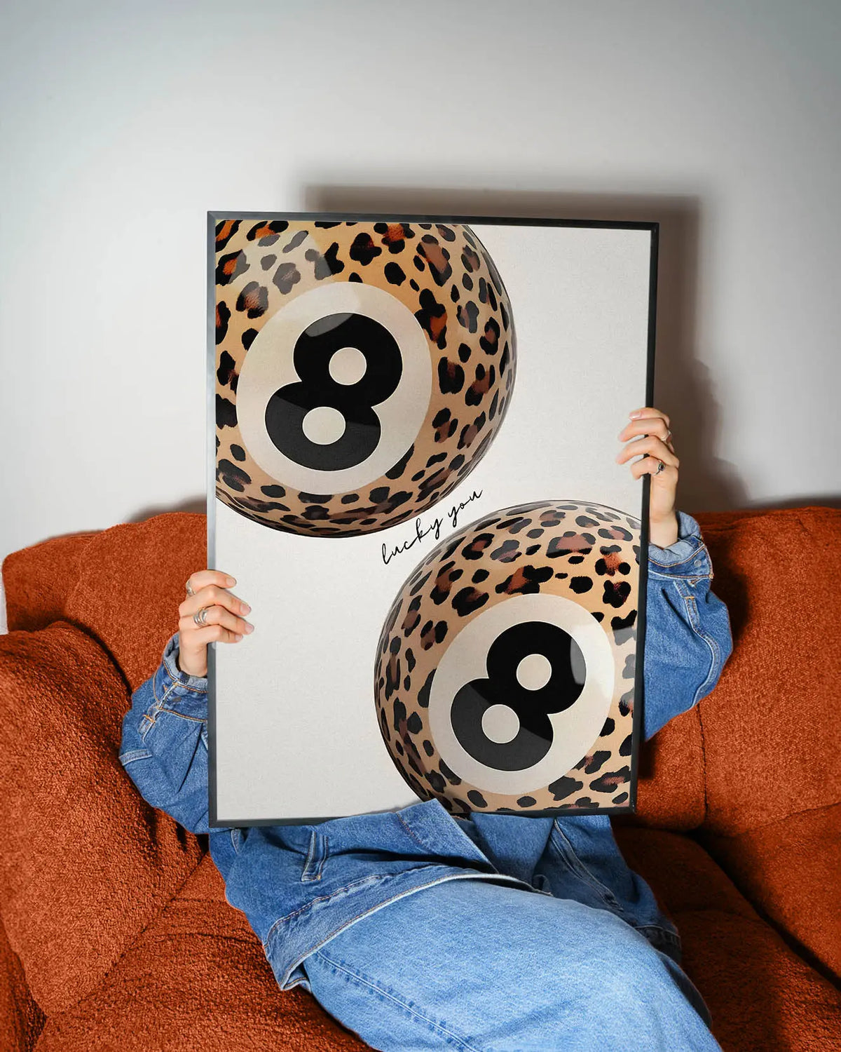 Leopard Lucky 8 Ball