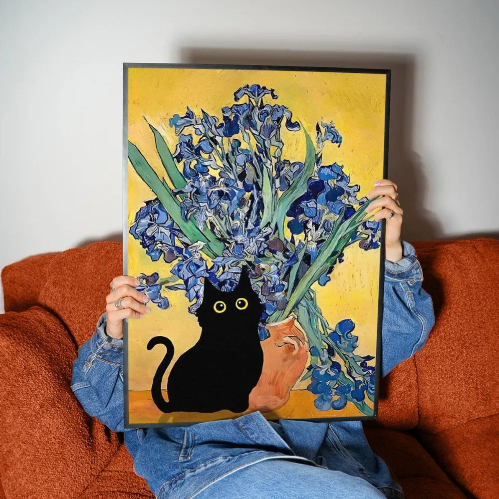 Funky Black Cat