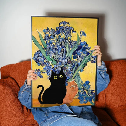 Funky Black Cat