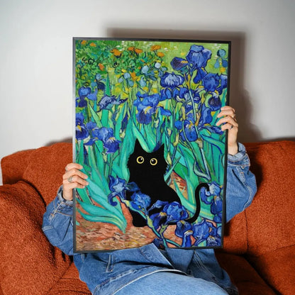 Funky Black Cat