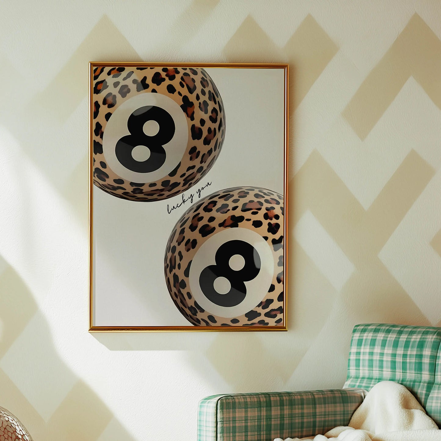 Leopard Lucky 8 Ball