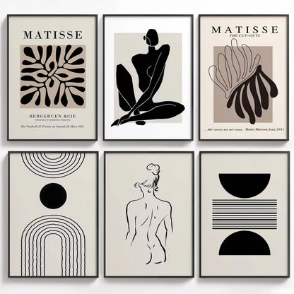 Abstract Matisse Line