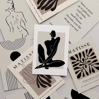 Abstract Matisse Line