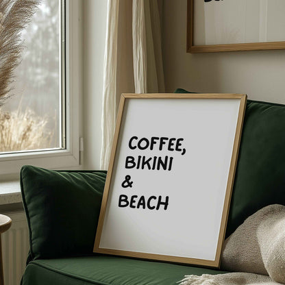 Coffee, Bikini & Beach