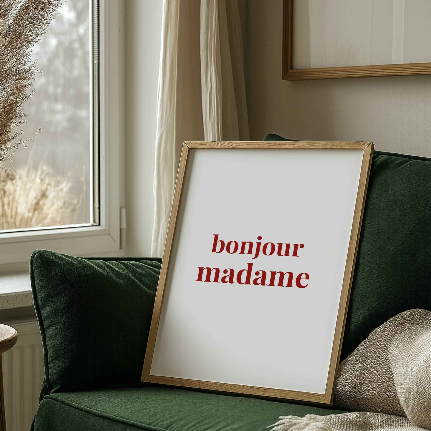 Bonjour Madame