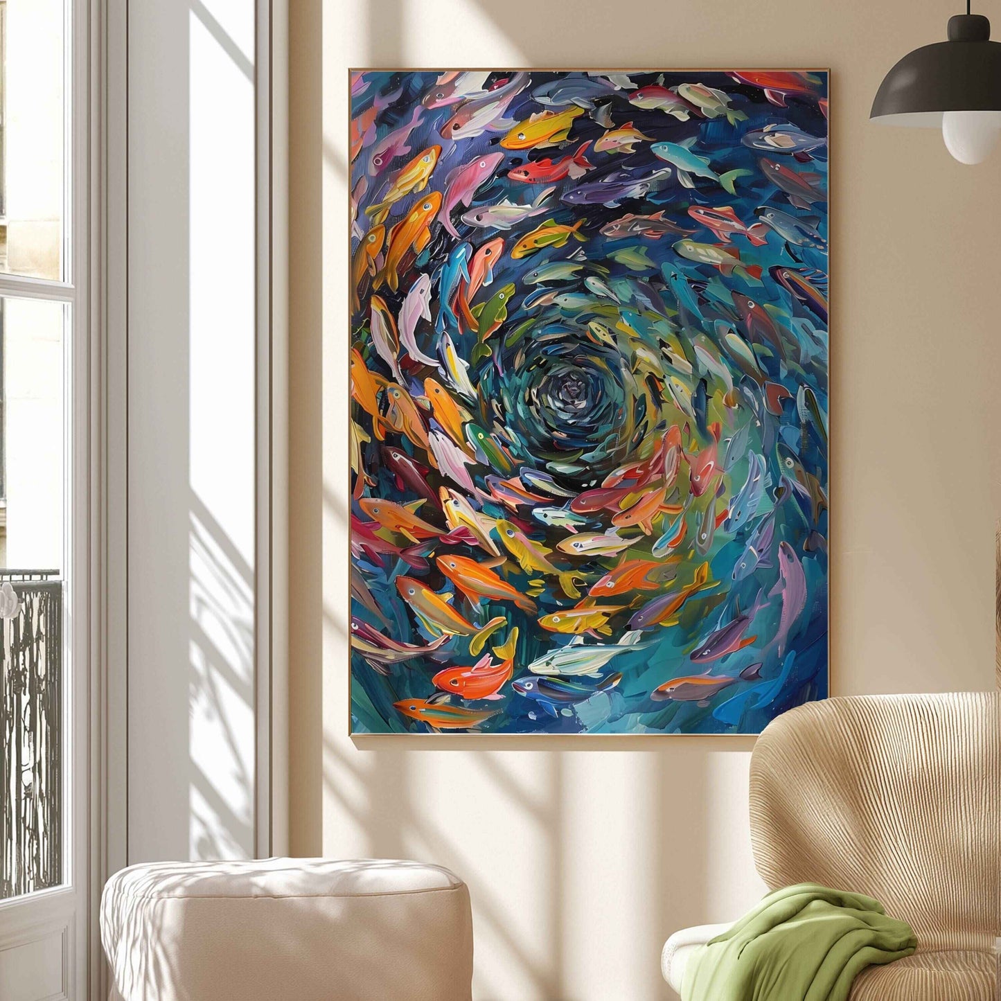 Colorful Fish Vortex