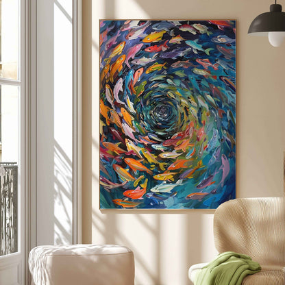 Colorful Fish Vortex