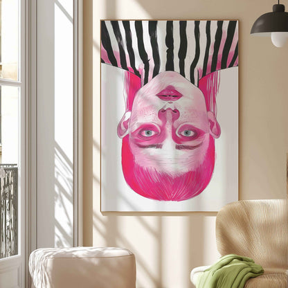 Inverted Pink Portrait