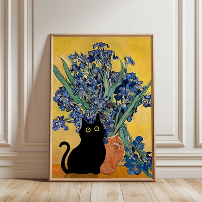 Funky Black Cat