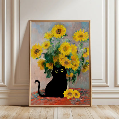 Funky Black Cat