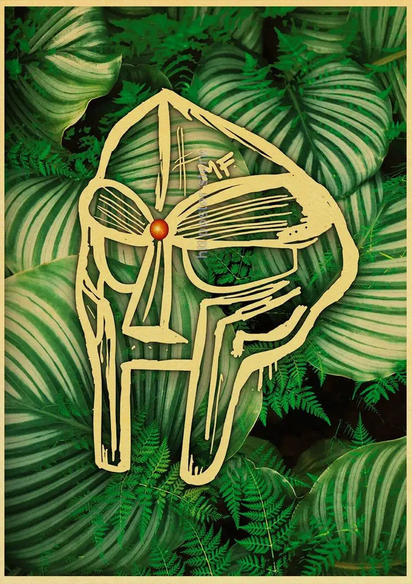 MF Doom Hip Hop Rap Music Retro Posters