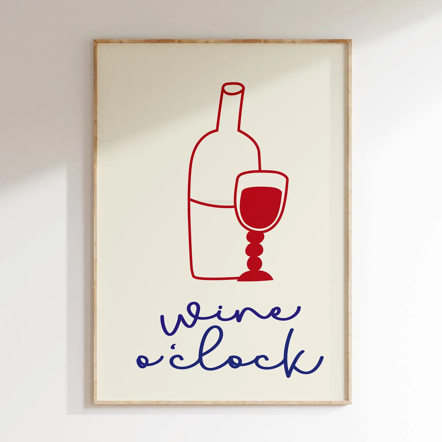 Minimalist Fruits & Drinks Wall Art Poster
