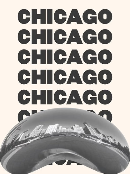 Trendy Travel Print Chicago New York San Francisco London