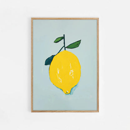 Maximalist Abstract Fruit Wall Art Print