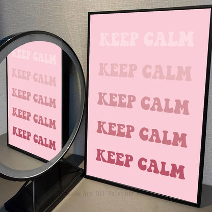 Feminist Fashion Art Pink Girl Power Poster