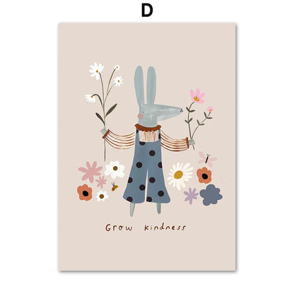Funny Scooters Spotted Dog Bear Rabbit Duck Poster